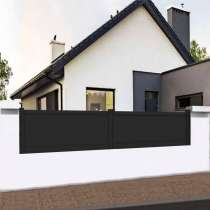 Clôture en ALU droite gris anthracite