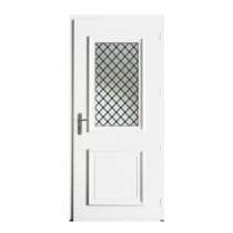 Porte d'entrée ALU Bel'M modèle ATHENA blanc 9016 satiné