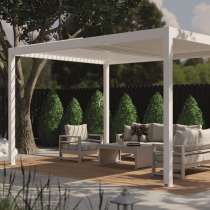 pergola bioclimatique sur mesure manuelle lames paralleles