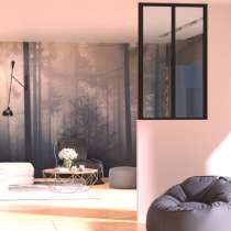 Verrière ALU sur mesure 2 vitrages simple sur cloison
