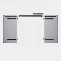 Volet battant ALU 27mm avec motorisation solaire 1 vantail