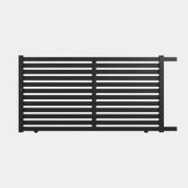 Portail coulissant Aluminium sur mesure lames horizontales