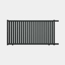 Portail coulissant Aluminium sur mesure lames verticales