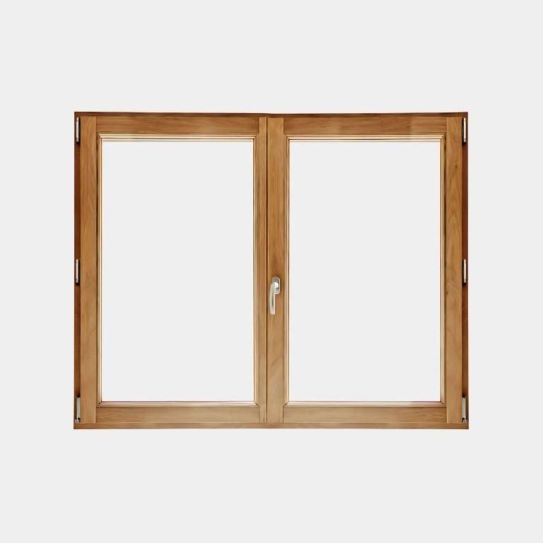 Fenêtre Bois gamme Oxygène 2 vantaux ouverture à la française