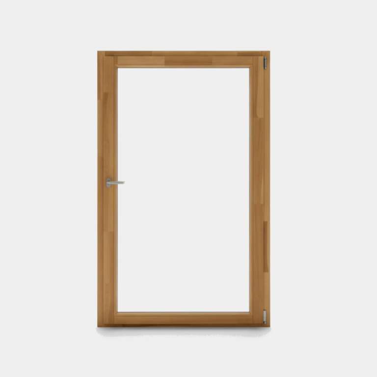 Porte Fenêtre Bois gamme Oxygène 1 vantail ouverture à la française
