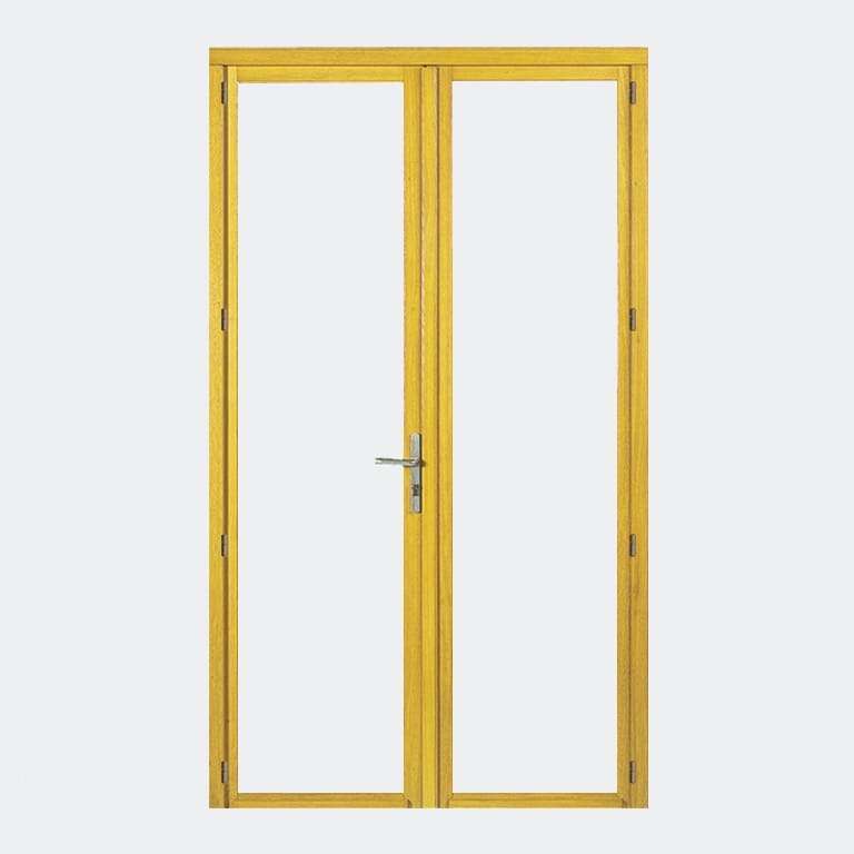 Porte Fenêtre Bois gamme Oxygène 2 vantaux ouverture à la française