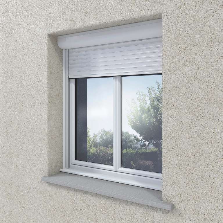 Volet roulant rénovation ALU ouverture filaire pose tunnel sous linteau