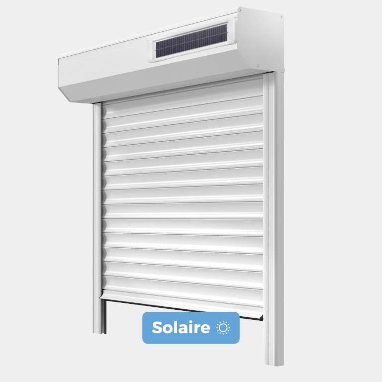 Volet roulant ALU Rénovation motorisation radio solaire