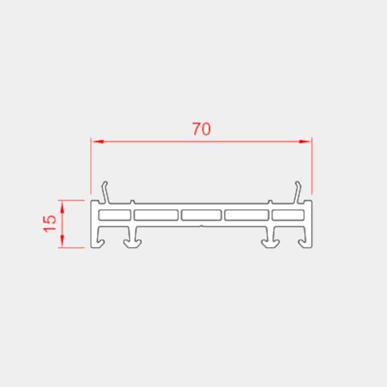 Elargisseur 15mm PVC