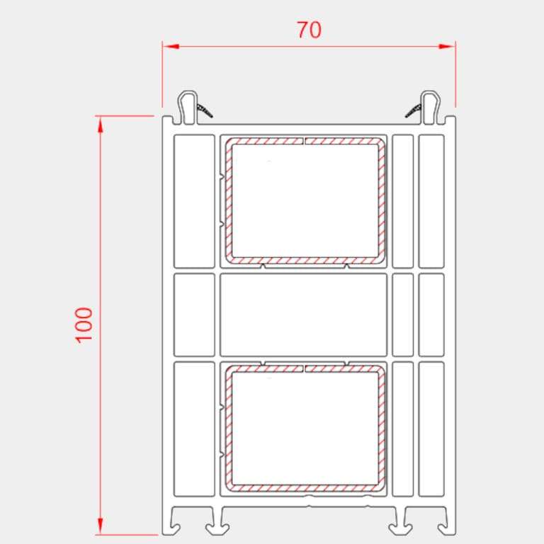 Elargisseur 100mm en PVC