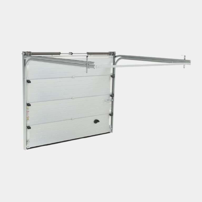 Porte de garage sectionnelle 4m50 vue intérieure