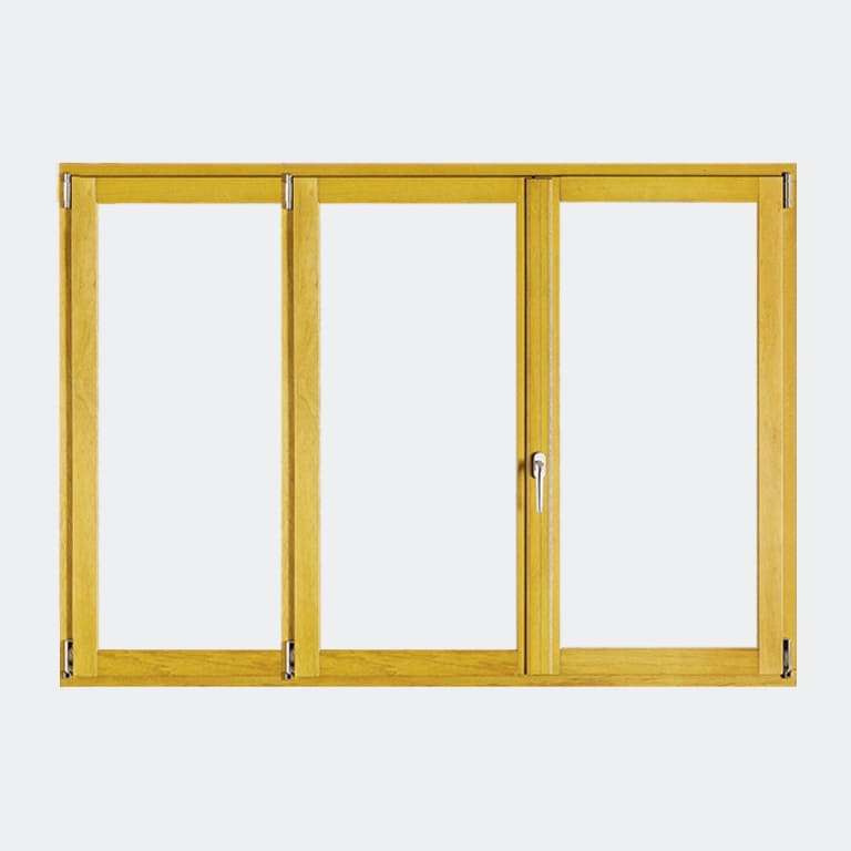 Fenêtre Bois gamme Agilité 3 vantaux ouverture oscillo-battant