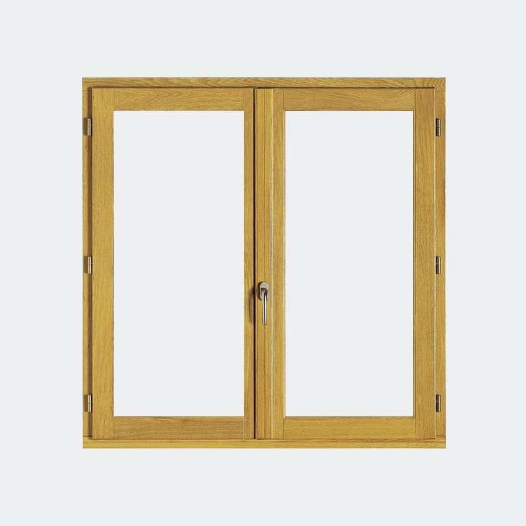 Fenêtre Bois gamme Sérénité 2 vantaux ouverture oscillo-battant