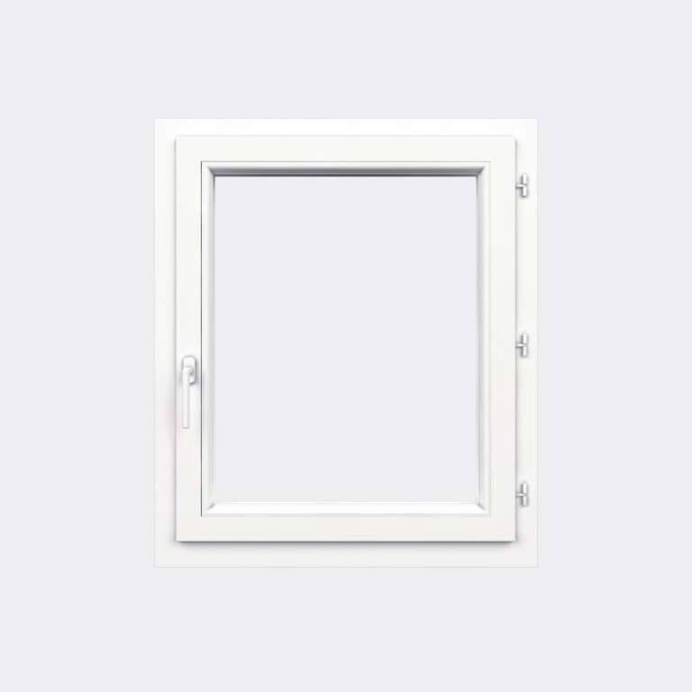 Fenêtre PVC gamme Confort 1 vantail ouverture à la française fermé