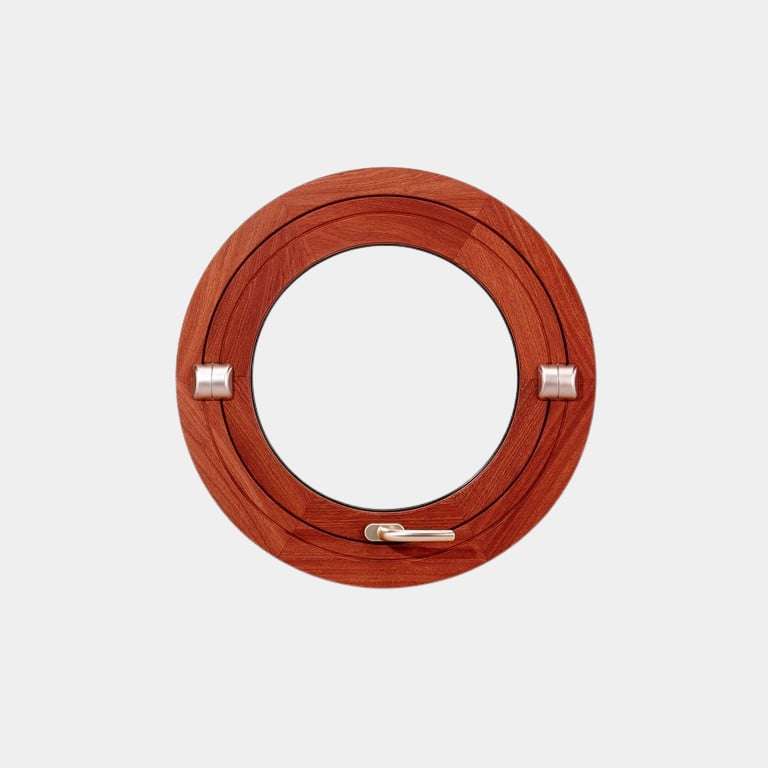 Oeil de boeuf Bois 1 vantail ouverture basculante
