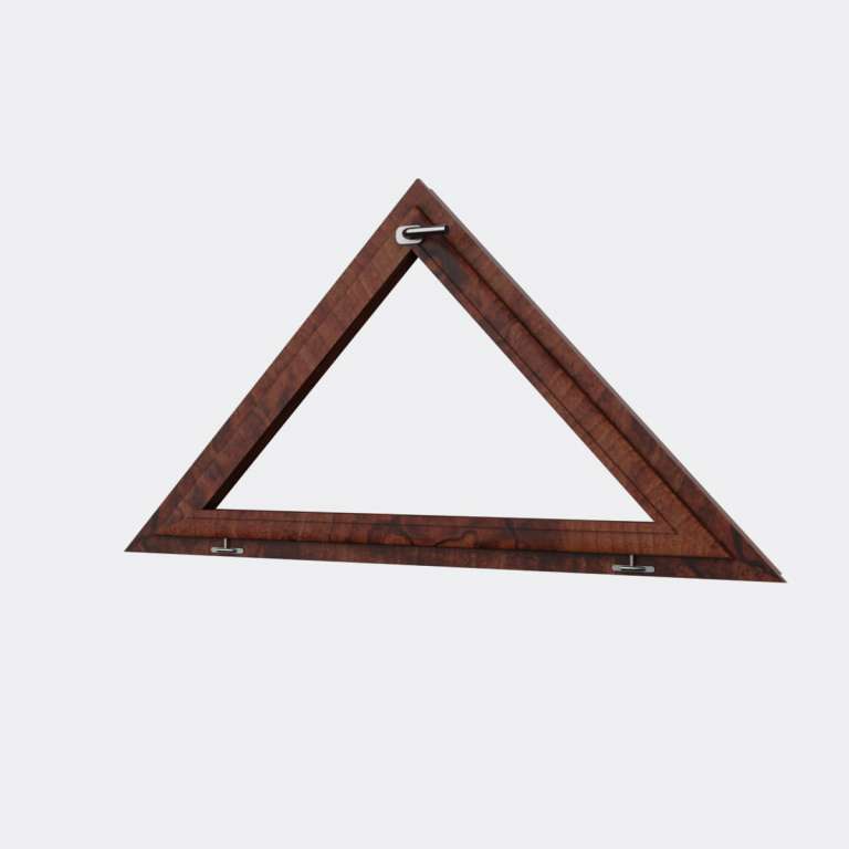 Houteau (triangle) Bois 1 vantail ouverture basculante