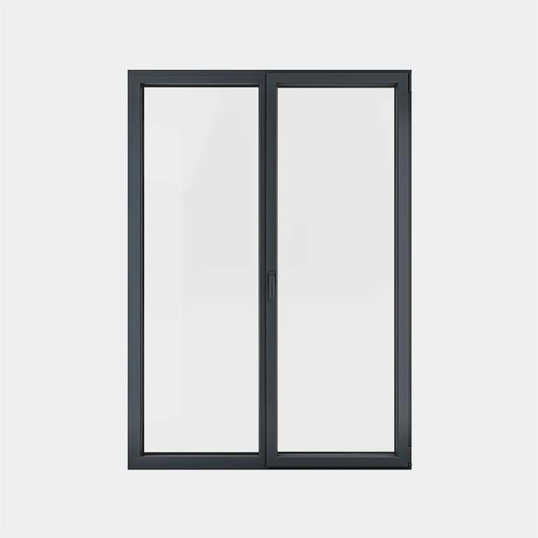 Porte Fenêtre ALU gamme Titans+ 1 vantail oscillo-battant 1 fixe fermé