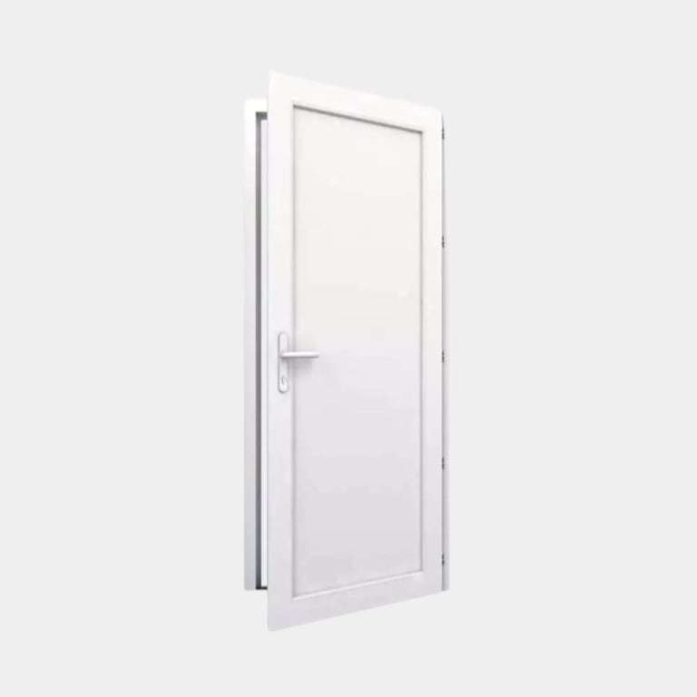 Porte de service pvc blanc ral 9016