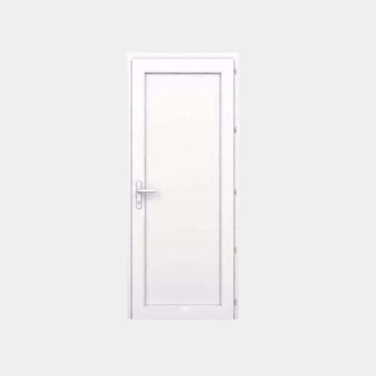 Porte de service pvc blanc ral 9016