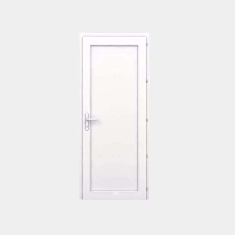 Porte de service pvc blanc ral 9016