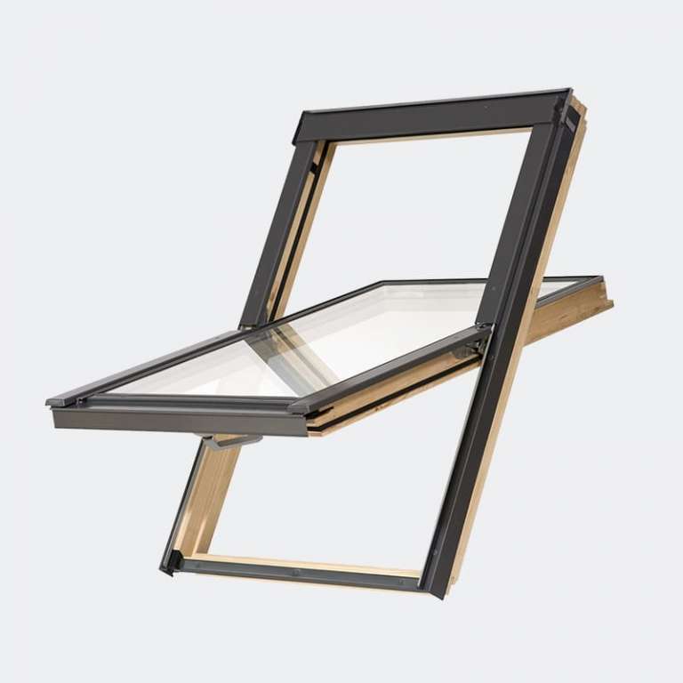 Fenêtre de toit Bois Slim design gamme Access double vitrage