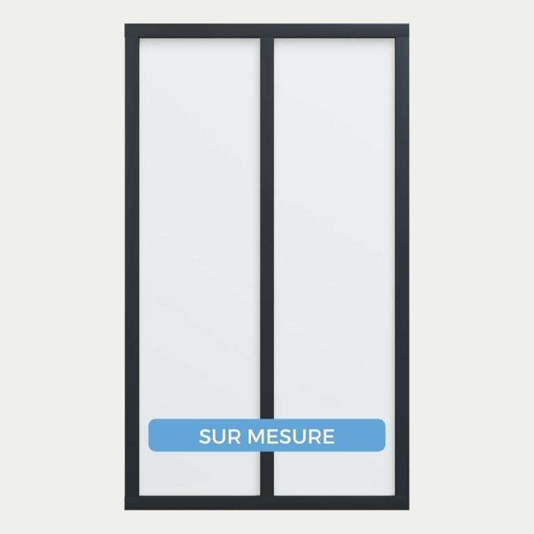 Verrière ALU sur mesure 2 vitrages simple