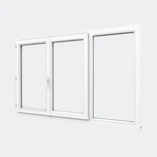 Fen tre PVC 2 Vantaux Ouverture Oscillo battant 1 Fixe Sur Mesure fen-tres-battant-en-pvc-pvc-regional
