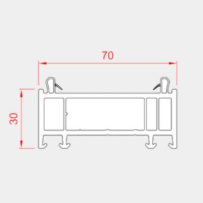 Elargisseur 30mm en PVC