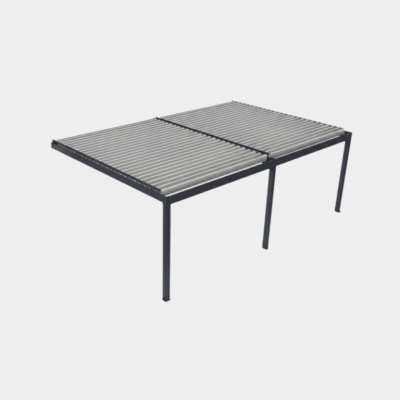 Pergola Bioclimatique appui façade 3 pieds