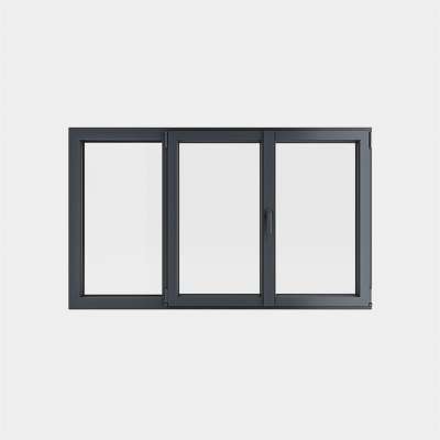 Fenêtre ALU gamme Titans+ 2 vantaux dont 1 oscillo-battant 1 fixe fermé