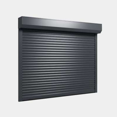 Porte de garage enroulable gris anthracite RAL7016