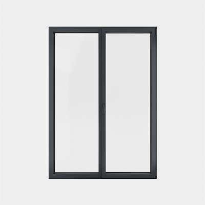 Porte Fenêtre ALU gamme Titans 1 vantail oscillo-battant 1 fixe fermé