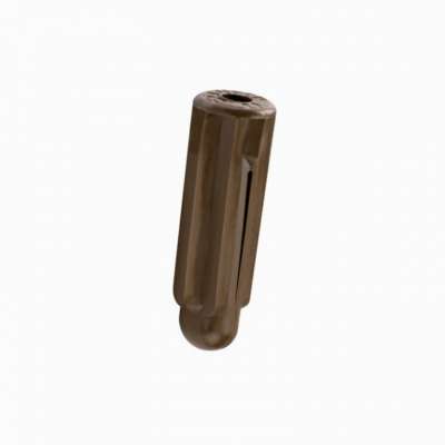 Cheville plastique crampon pour vis de diamètre 5 à 9 mm perçage à 10 mm