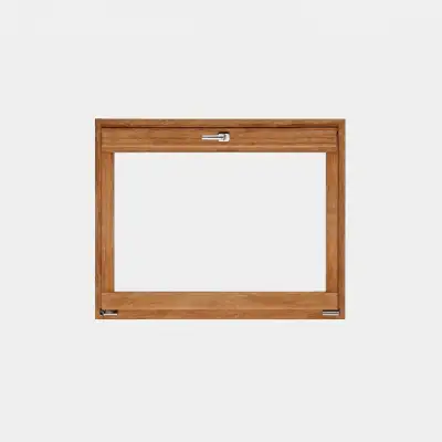 Fenêtre Bois gamme Oxygène 1 vantail ouverture soufflet abattant