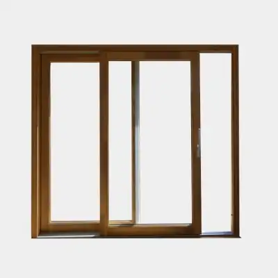 Visuel produit fenêtre Coulissante à relevage Bois gamme Oxygène 1 vantail + 1 fixe