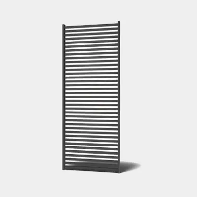 Panneau de décor tube horizontal