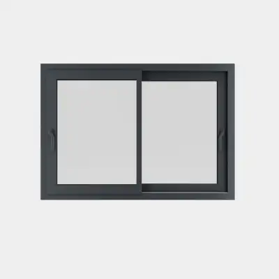Fenetre coulissante ALU 6 vantaux 3 rails fermé