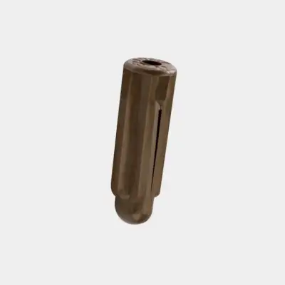 Cheville plastique crampon pour vis de diamètre 5 à 9 mm perçage à 10 mm