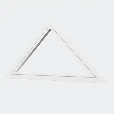 Fenêtre Triangle (houteau fixe) PVC gamme Design