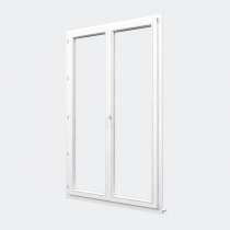 Porte Fenêtre PVC gamme Confort 2 vantaux dont 1 oscillo-battant fermé