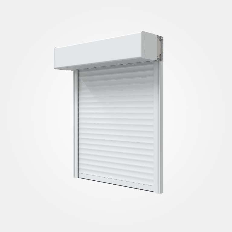 Volet Roulant Alu Monobloc Motorisation Filaire Monte Sur Fenetre