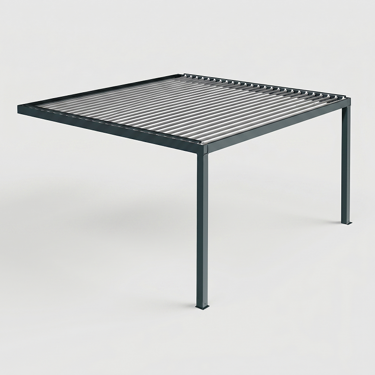 Pergola Bioclimatique appui façade 2 pieds