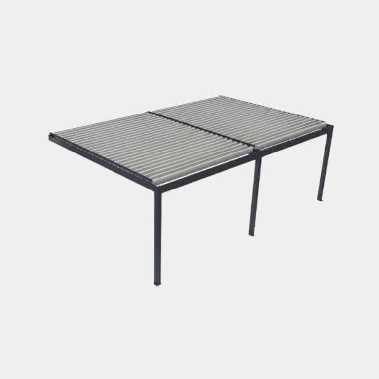 Pergola Bioclimatique appui façade 3 pieds