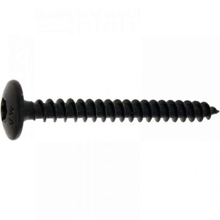 Lot 10 Vis Penture Torx 7x40 Mm Tête Fraisée Bombée Zingué Noir FIXPRO