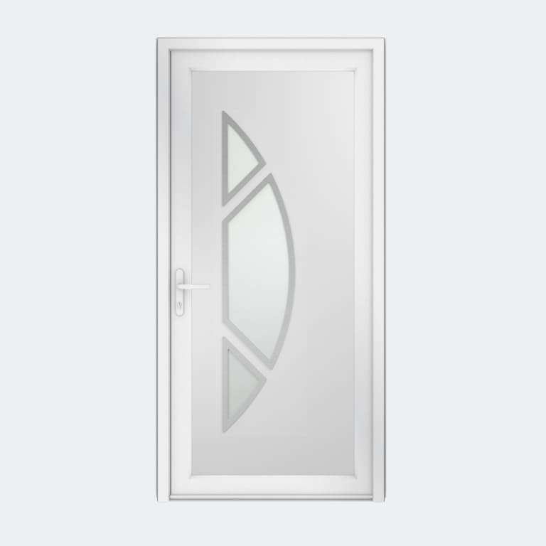 Porte D Entree Pvc Decor 21 S 3c 1 Vantail Ouverture A La Francaise