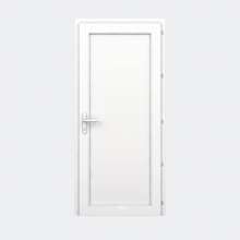 Porte de service pvc blanc ral 9016