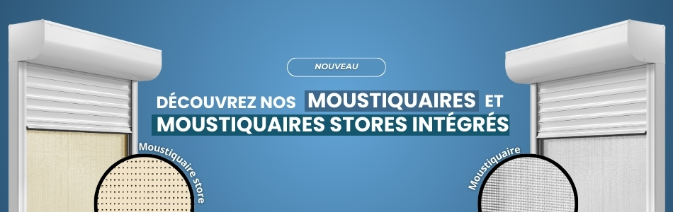 Moustiquaires disponibles sur ce volet roulant