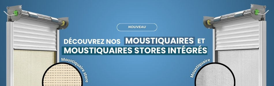 Moustiquaires disponibles sur ce volet roulant