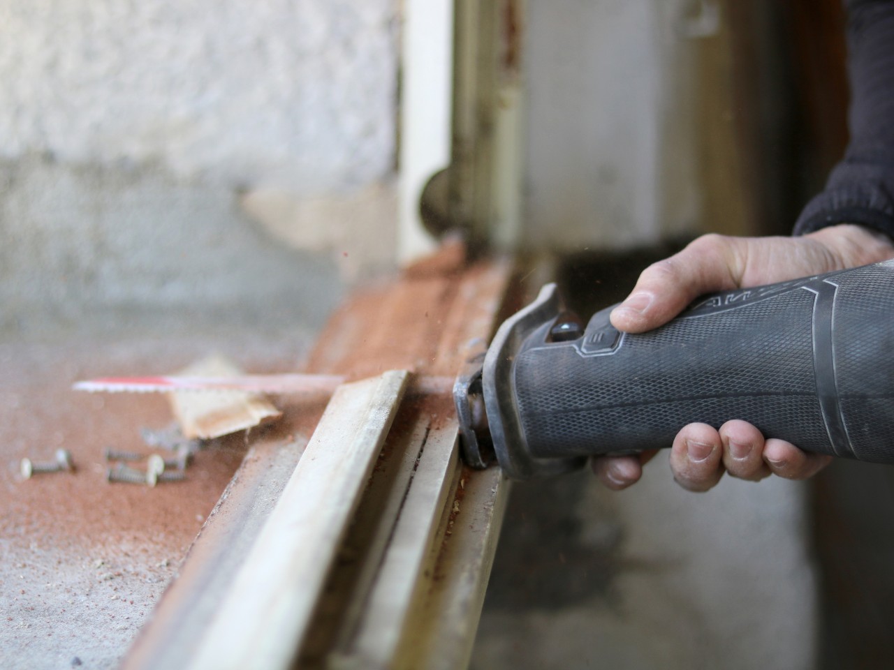 Changement d'une fenêtre en dépose totale